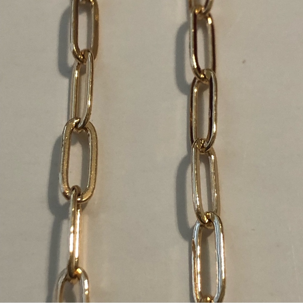 NIB O.Secret Paperclip Chain Pendant Necklace - Picture 5 of 15